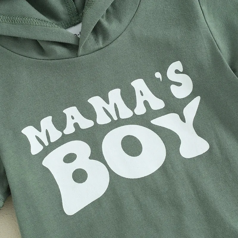 0-3Y Toddler Baby Boy Summer Letter Print Outfits