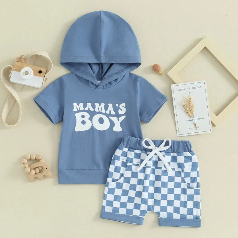 0-3Y Toddler Baby Boy Summer Letter Print Outfits