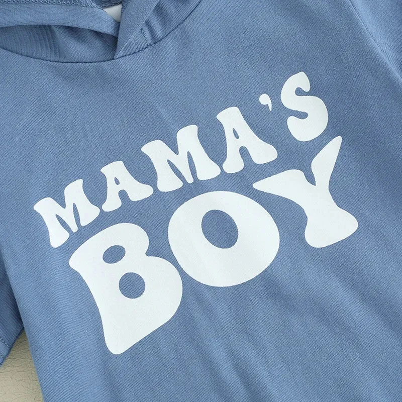 0-3Y Toddler Baby Boy Summer Letter Print Outfits