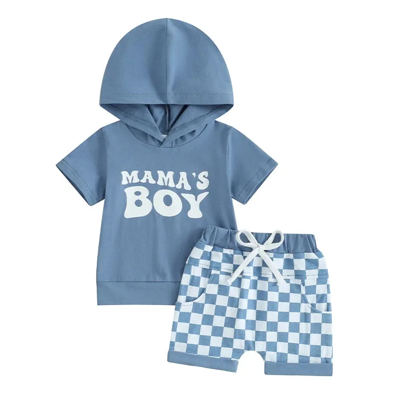 0-3Y Toddler Baby Boy Summer Letter Print Outfits