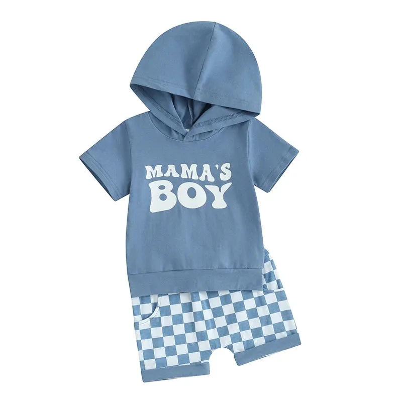 0-3Y Toddler Baby Boy Summer Letter Print Outfits