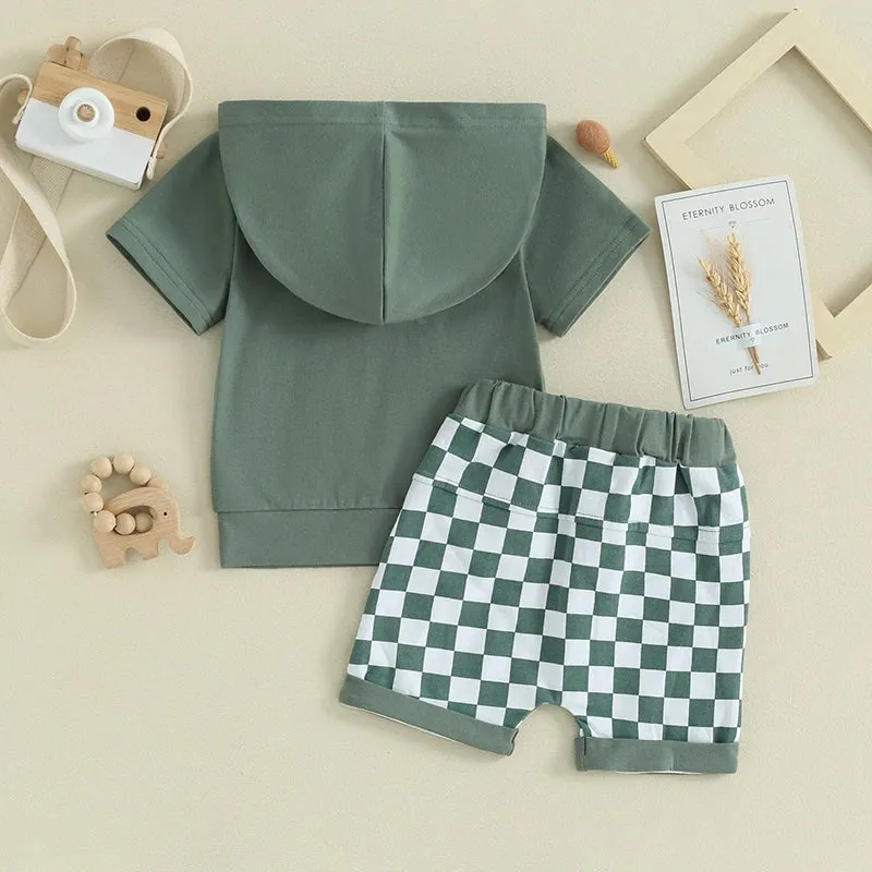 0-3Y Toddler Baby Boy Summer Letter Print Outfits