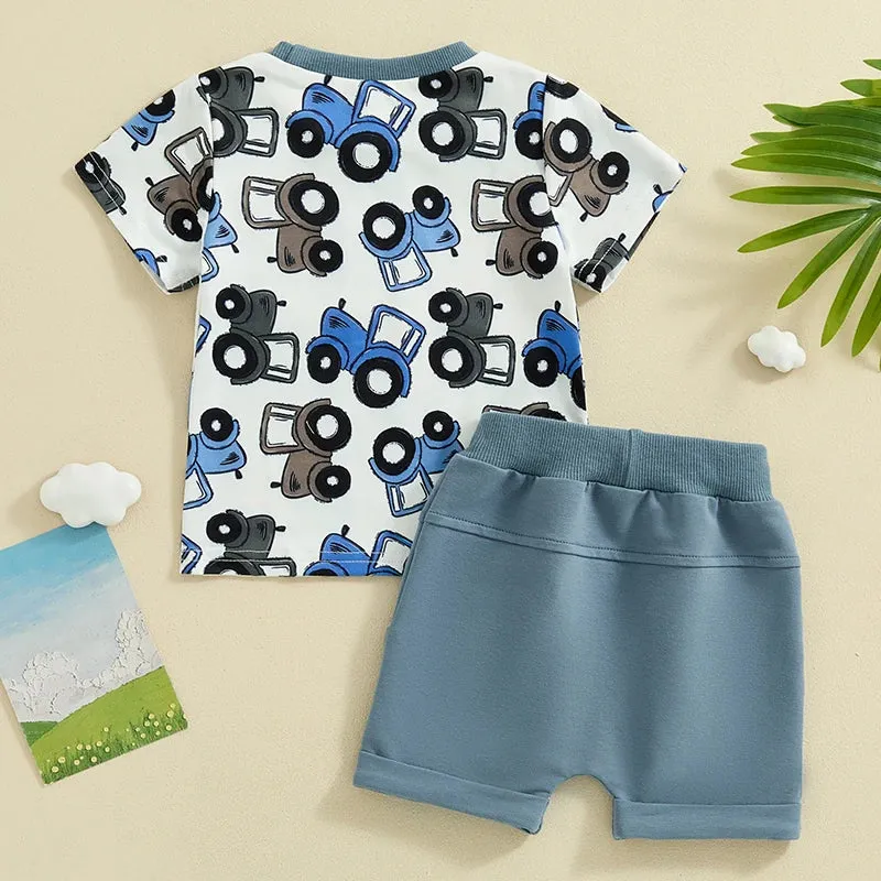 0-3Y Toddler Baby Boy Summer Outfit Set