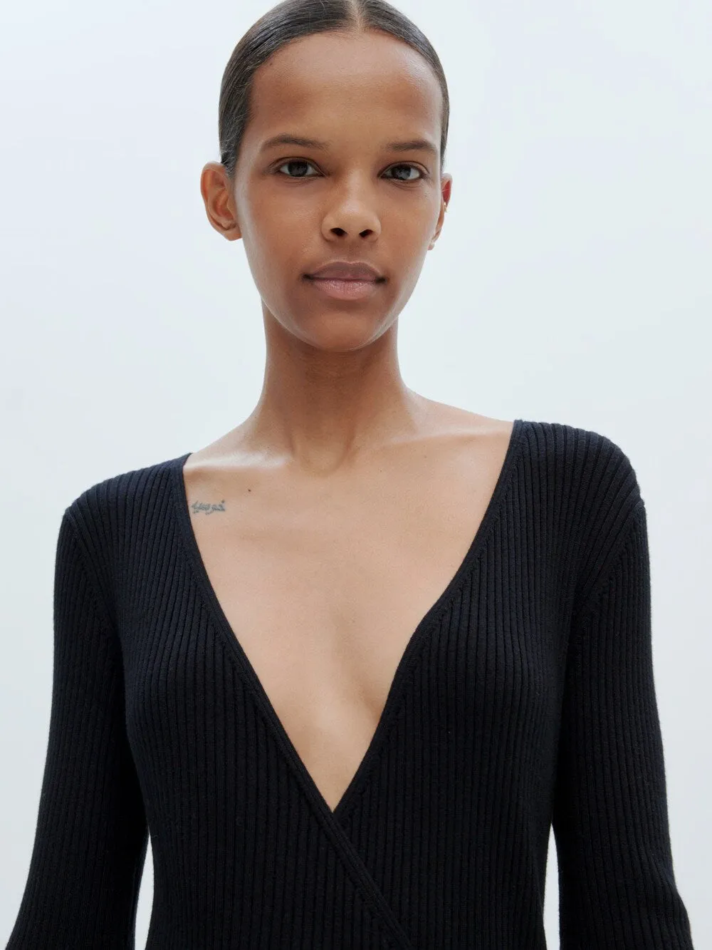 Edited Mailien knit dress, black