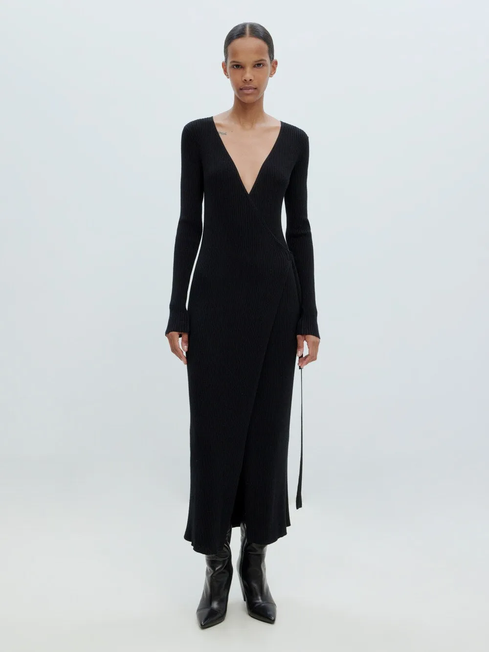 Edited Mailien knit dress, black