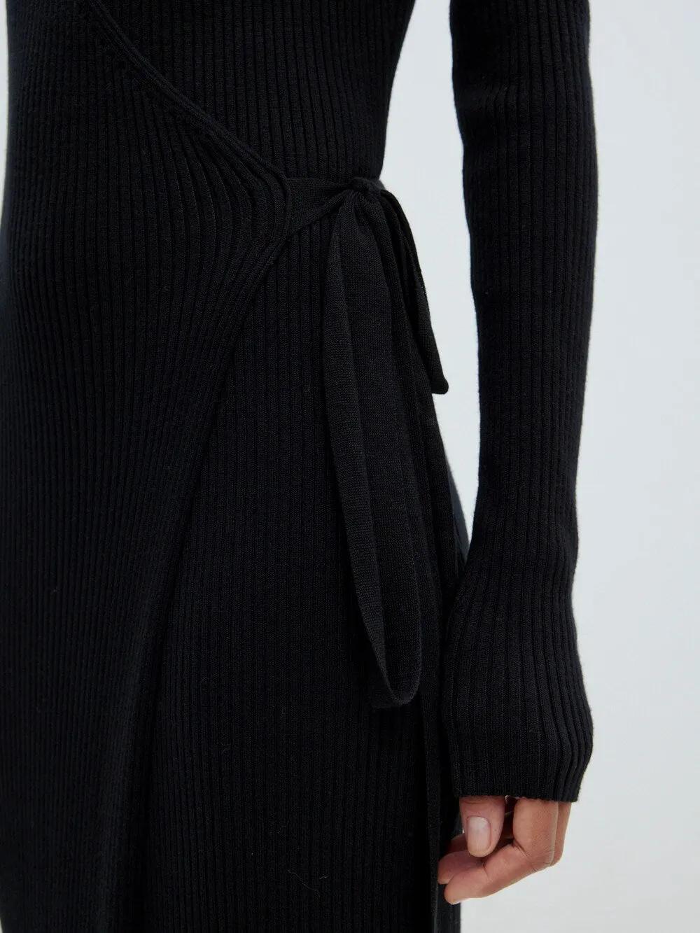Edited Mailien knit dress, black