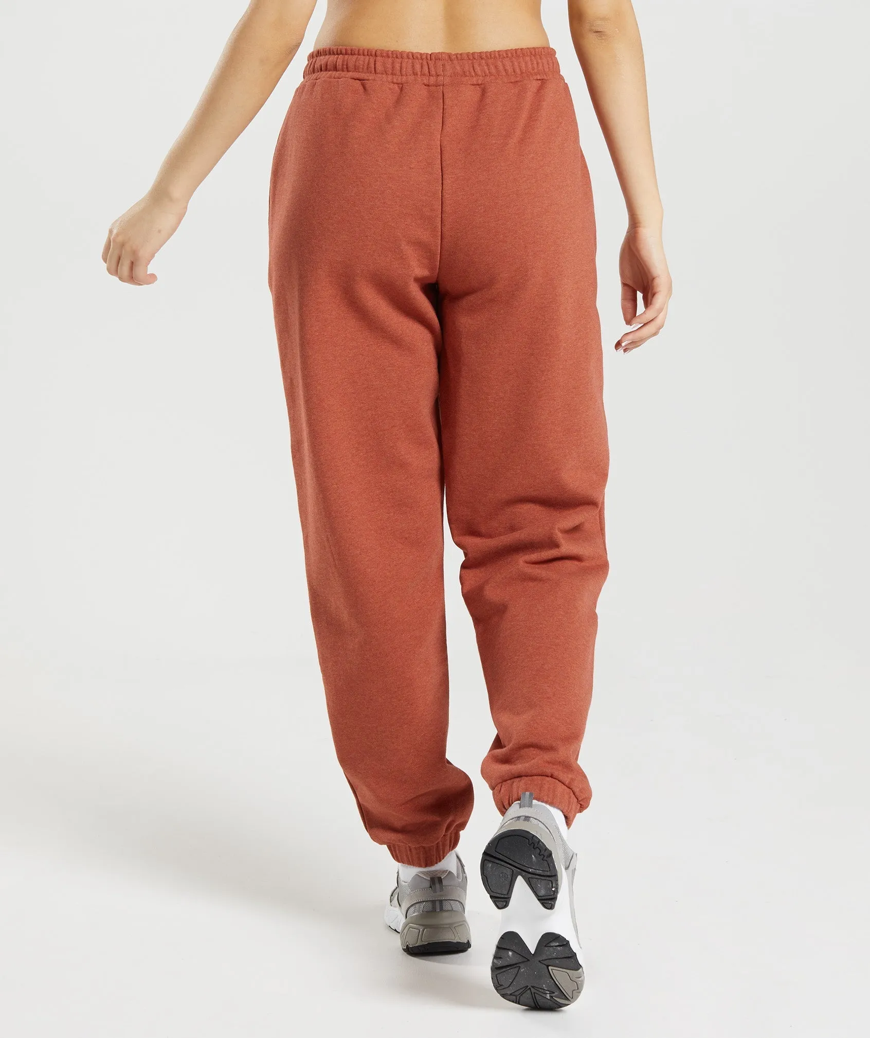 Gymshark Rest Day Sweats Joggers - Cinnamon Brown Marl
