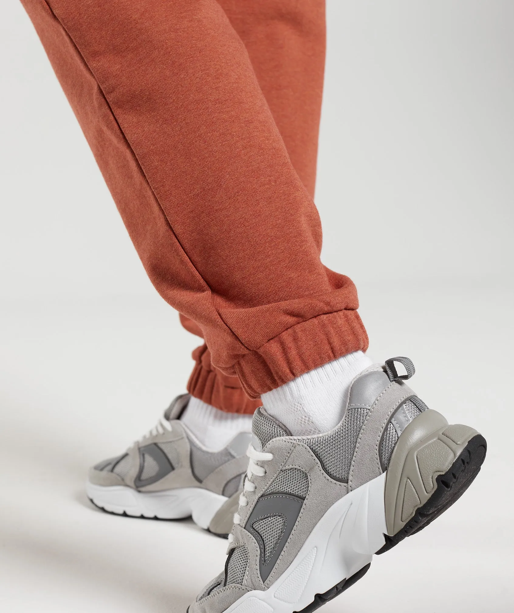 Gymshark Rest Day Sweats Joggers - Cinnamon Brown Marl