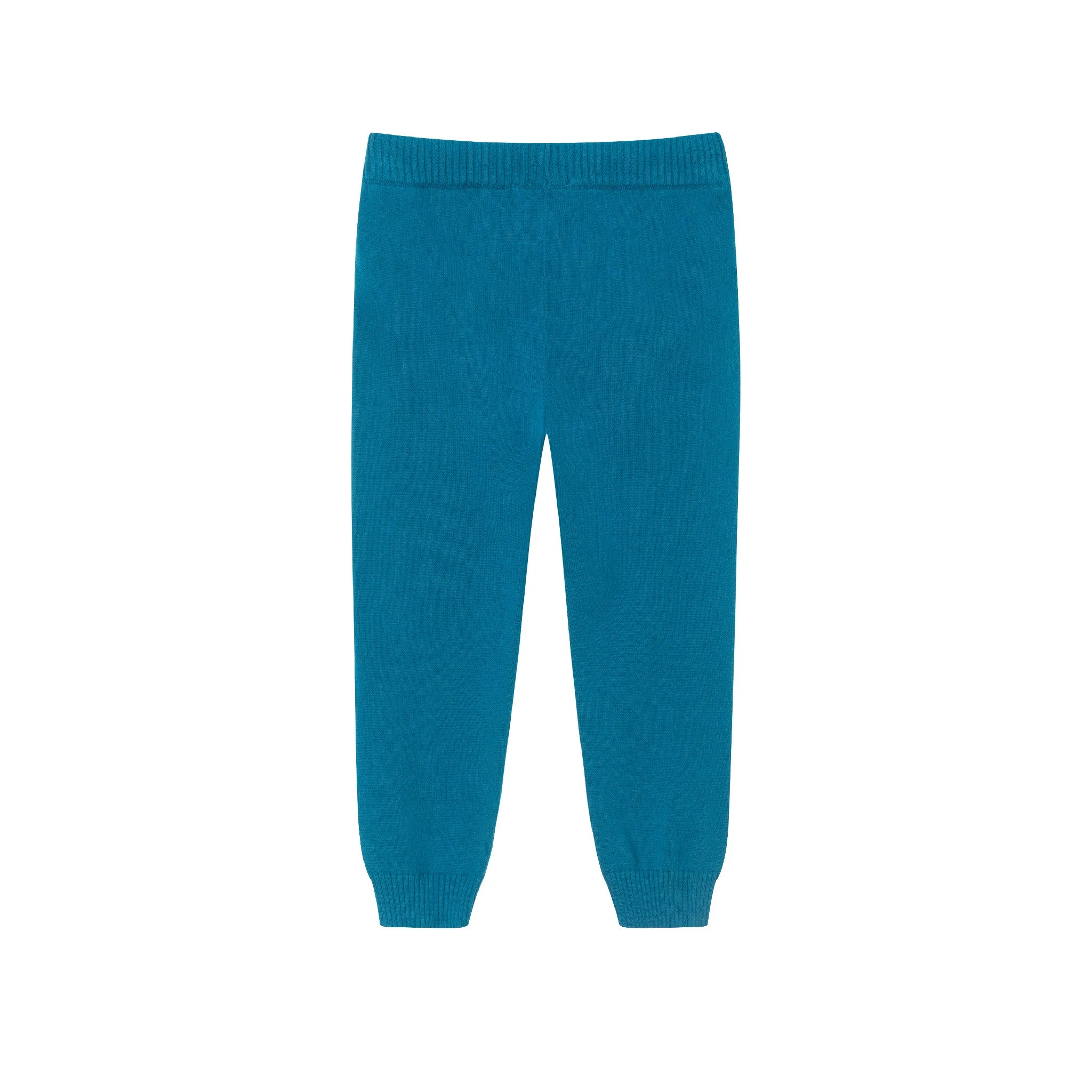 Kids (2-4) Sweater Set | Teal Spaceship