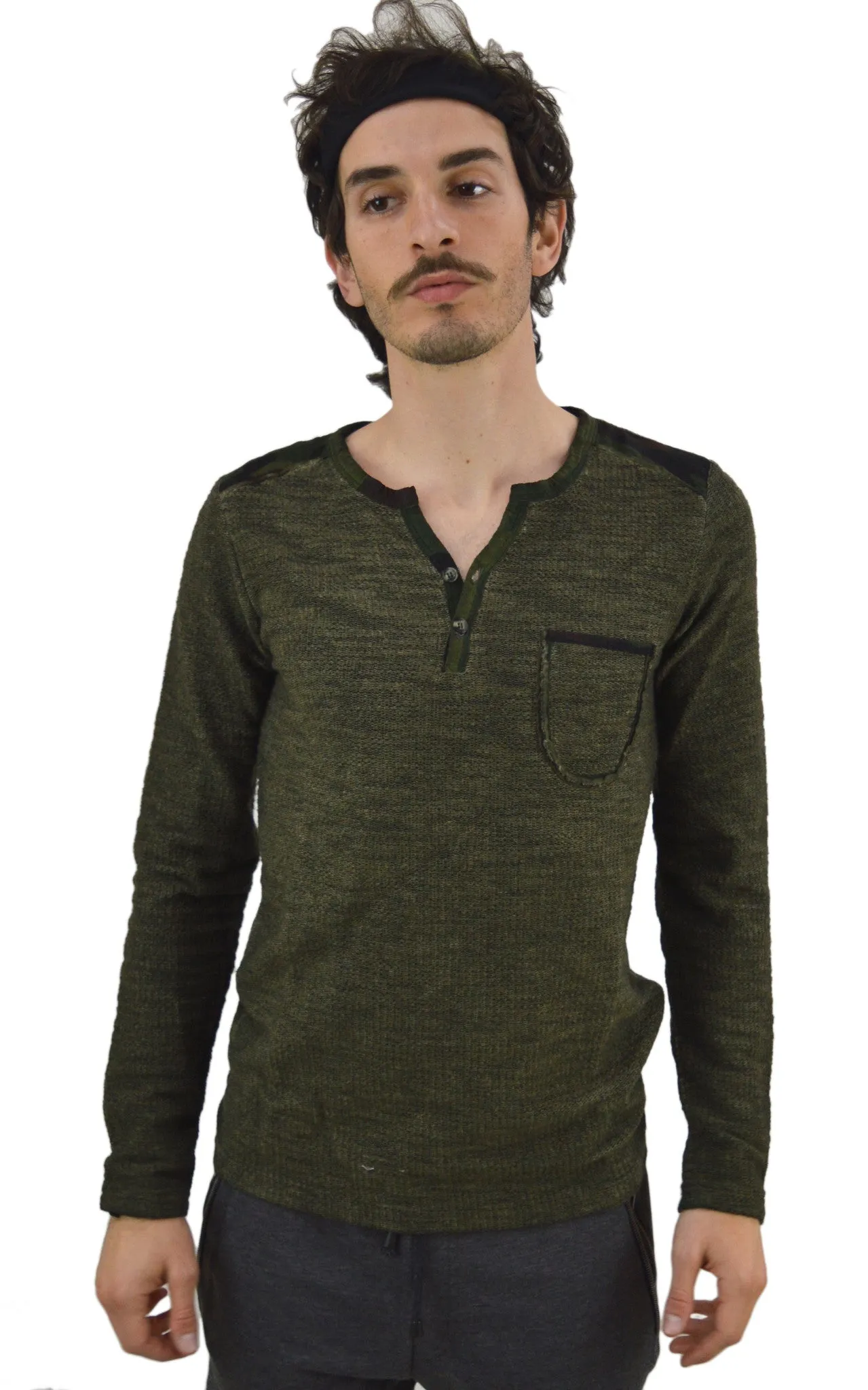 Mens Long Sleeve Winter Shirt.