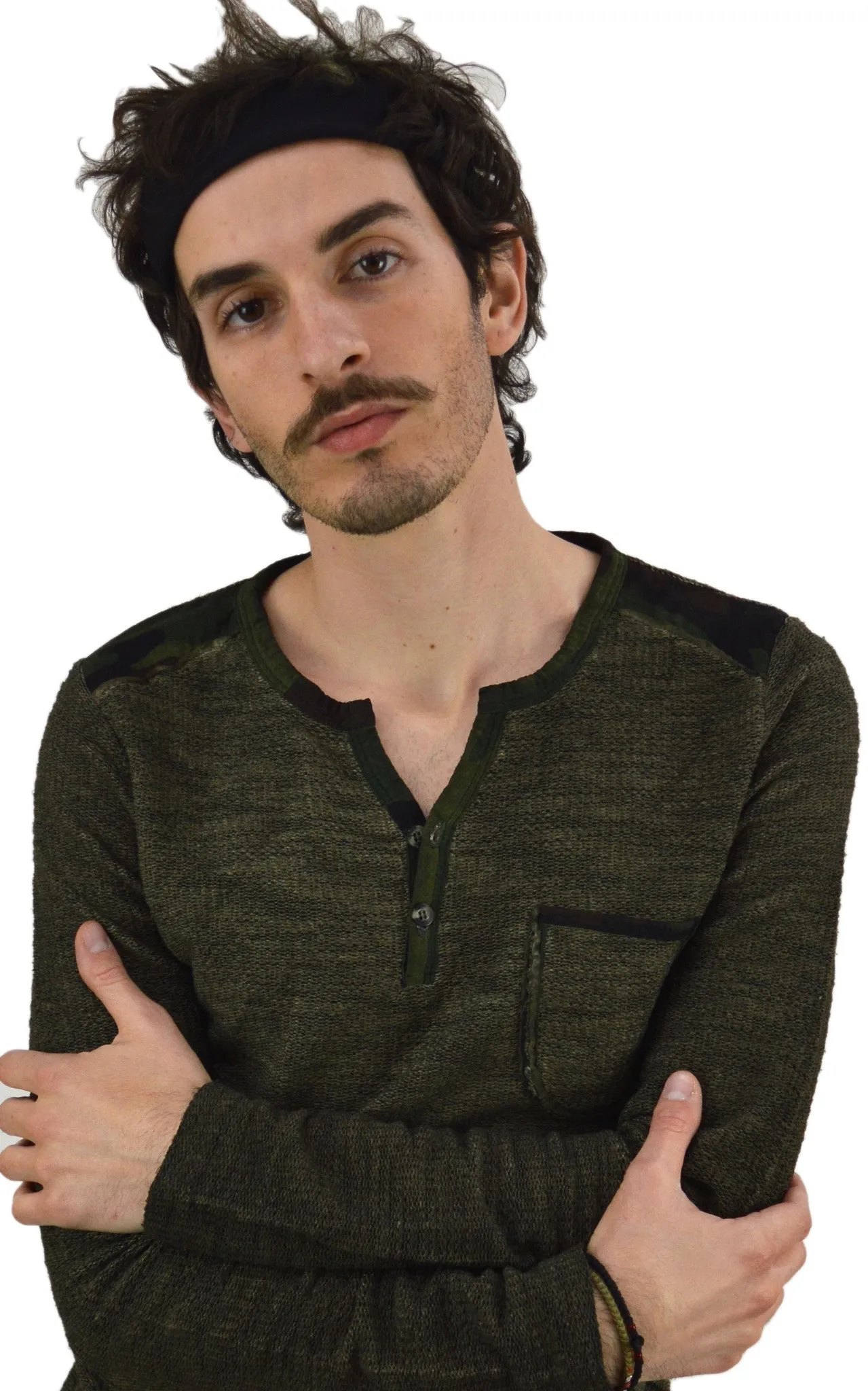 Mens Long Sleeve Winter Shirt.