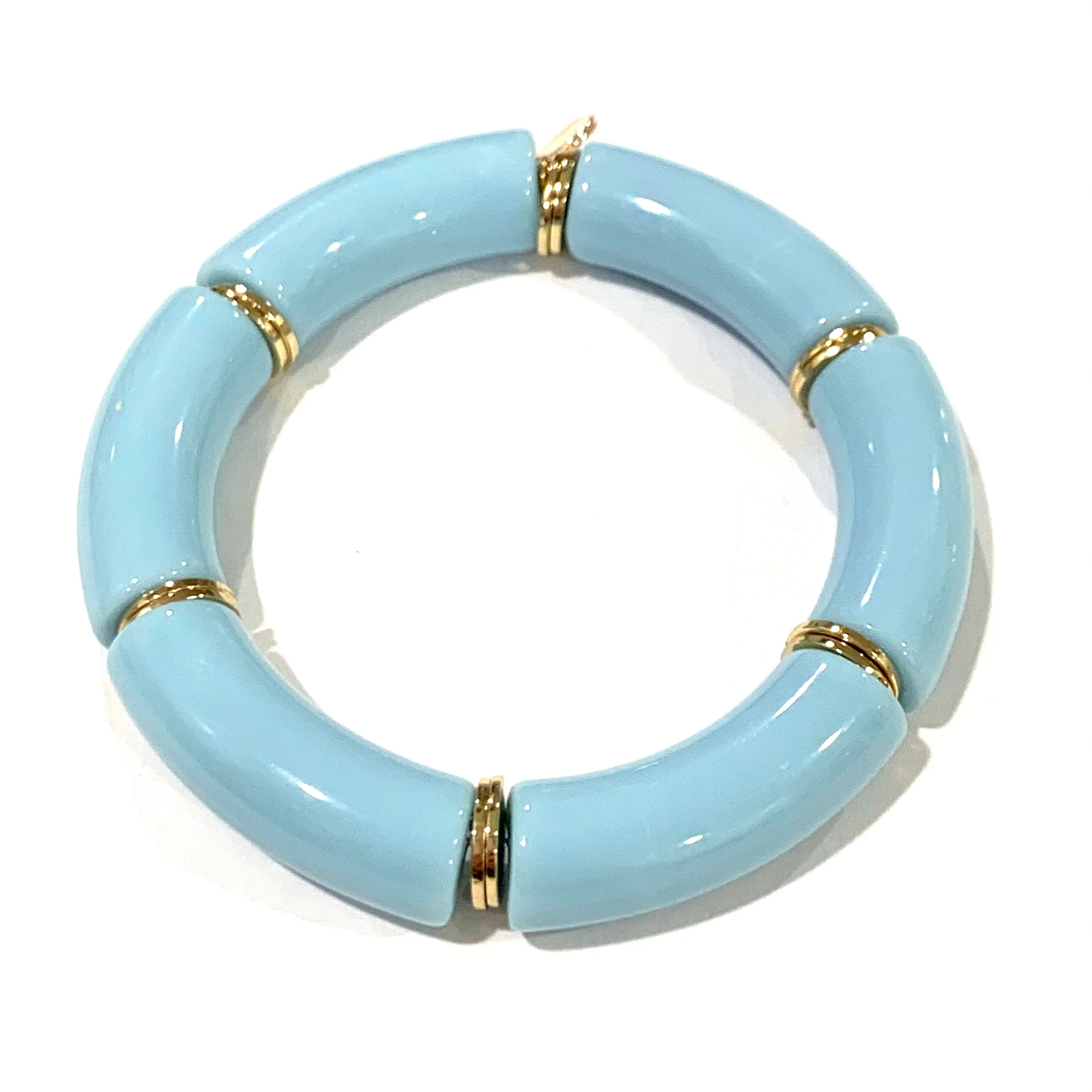 Palm Beach Bracelet Thick Baby Blue