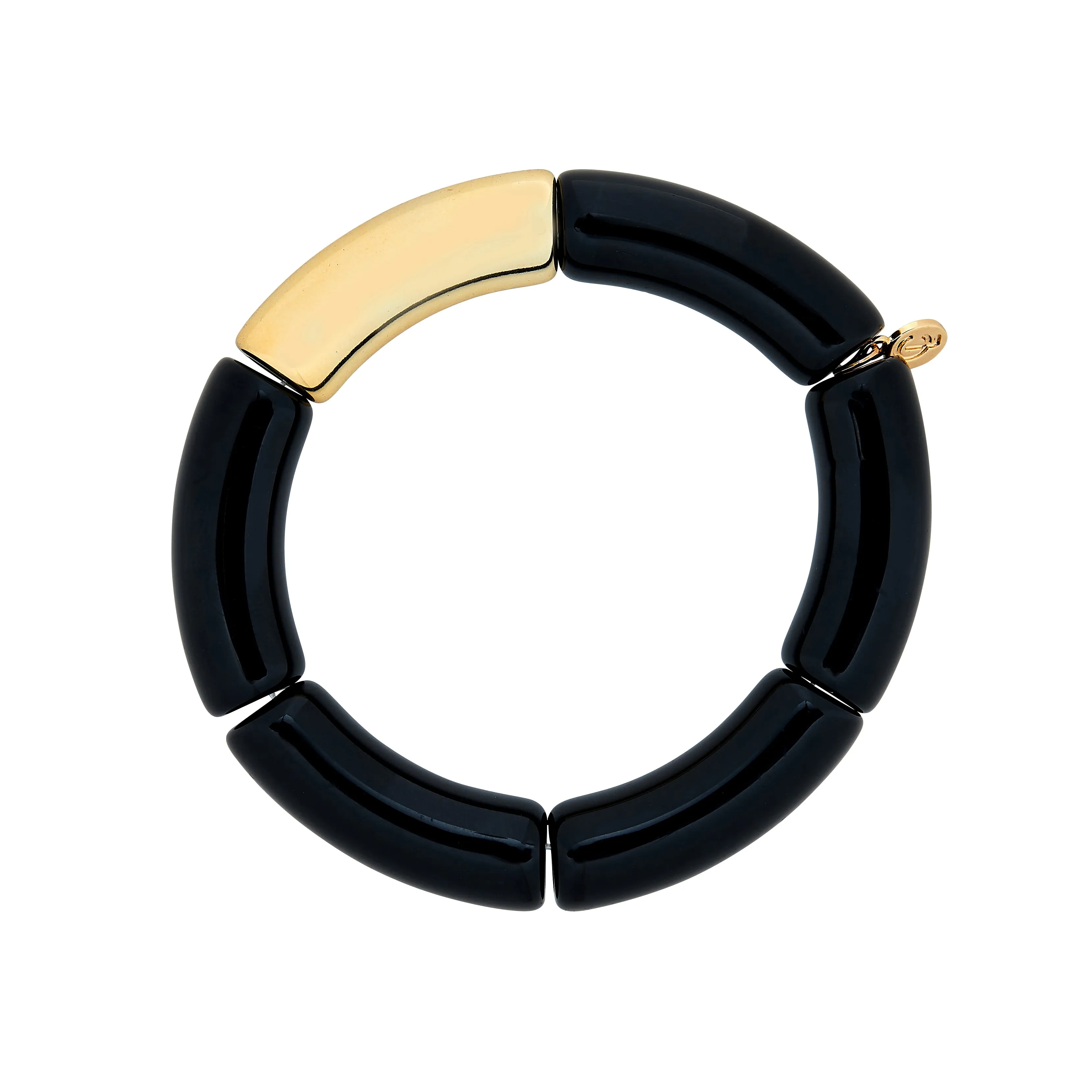 Palm Beach Bracelet Thick Duo Black/Gold
