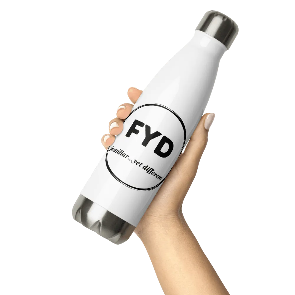 Stainless Steel Water Bottle FYD Logo