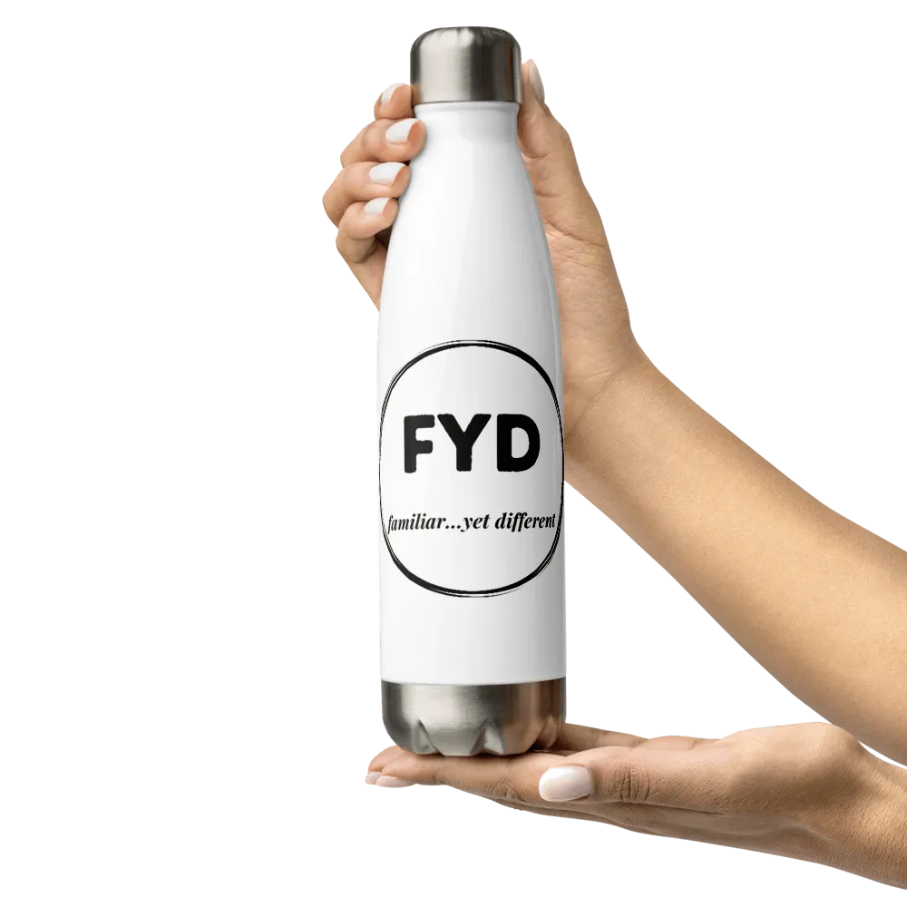 Stainless Steel Water Bottle FYD Logo