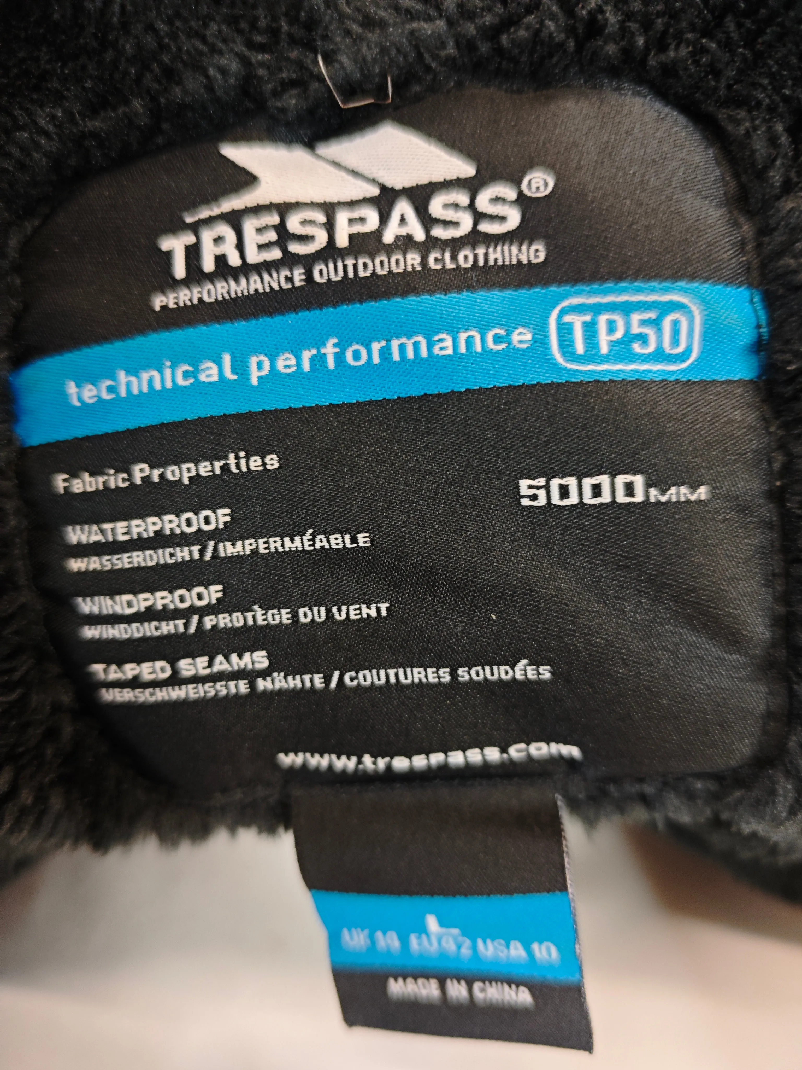 Trespass Women’s TP50 Waterproof Parka - UK 14 - Mustard Yellow - Faux Fur Hood